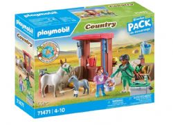 PLAYMOBIL COUNTRY - STARTER PACK VÉTÉRINAIRE AVEC ANIMAUX DE LA FERME #71471